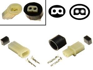 2 tűs YPC lezárt csatlakozókészlet - Off Road Bike Connector