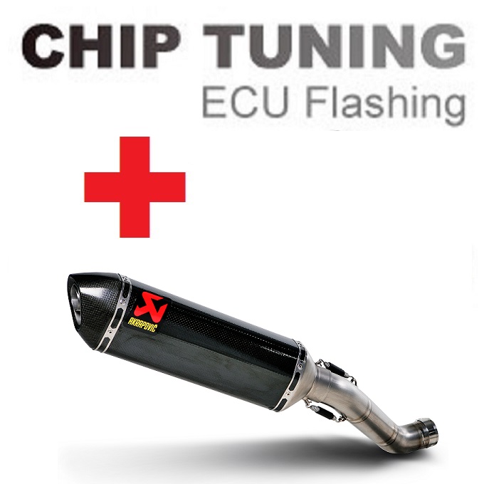 Aprilia RSV4 / Tuono V4 2009-2016 nagyteljesítményű ECU Flash Tuning + Akrapovic S-A10SO6-ZC (3. szakasz)