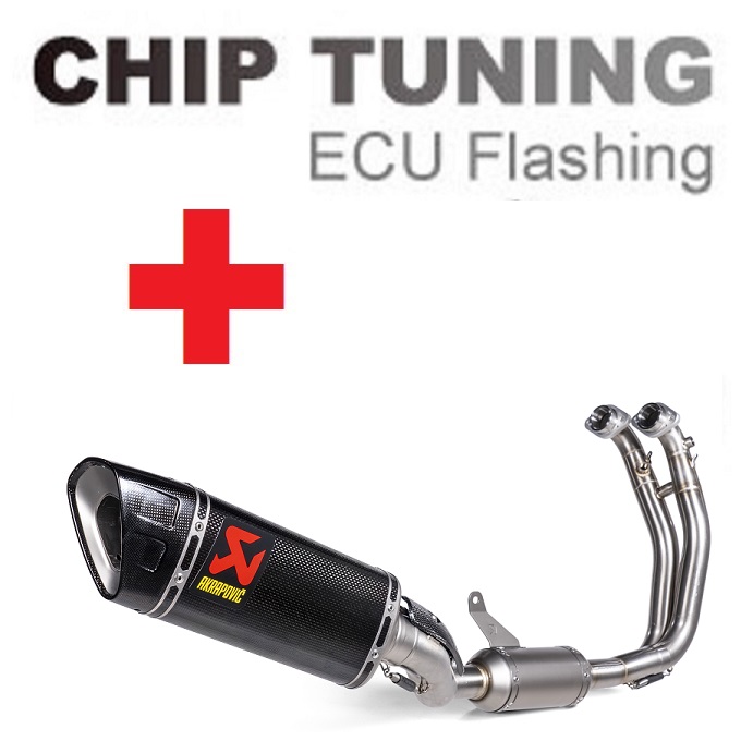 Aprilia Rs 660 / Tuono 660 2021-HEDEN nagyteljesítményű ECU Flash Tuning + Akrapovic S-A6R3-APLC (3. szakasz)