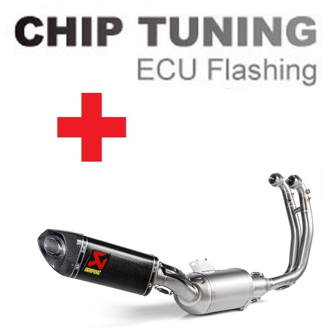 Aprilia Rs 660 / Tuono 660 2021-HEDEN EC / ECE nagyteljesítményű ECU Flash Tuning + Akrapovic S-A6R4-HAPC (3. szakasz)
