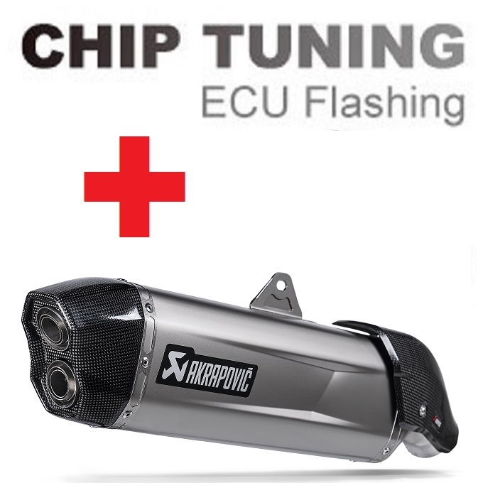 Aprilia Tuareg 660 2022-Today nagyteljesítményű ECU Flash Tuning + kipufogócső Akrapovic S-A6SO1-HGJT- (3. szakasz)