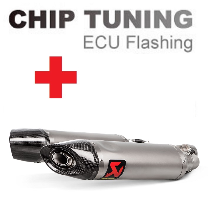 Aprilia Shiver 900 2017-2020 nagyteljesítményű ECU Flash Tuning + Akrapovic S-A9SO1-HDT/1 (3. szakasz)