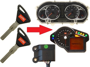 Aprilia 2x Chip Key programozás