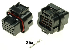 Moto Guzzi IAW 26 WAK ECU CDI ECM Ducati Monster Dashboard Motorcyle Csatlakozó készlet