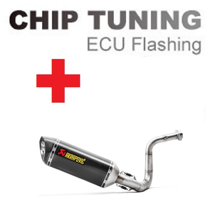 BMW G310GS / G310R 2017-Today nagyteljesítményű ECU Flash Tuning + Akrapovic S-B3R1-RC / 1 (3. szakasz)