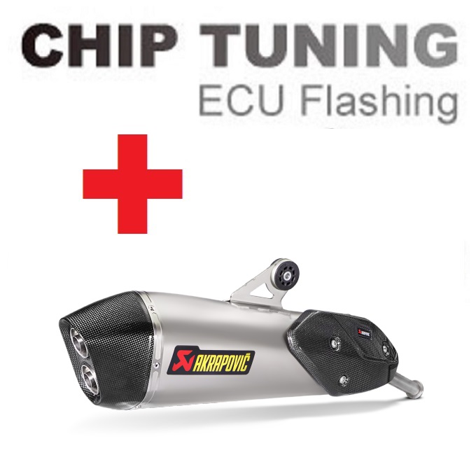 BMW C650GT 2016-2020 nagyteljesítményű ECU Flash Tuning + Akrapovic S-B6SO8-HZAAT (3. szakasz)