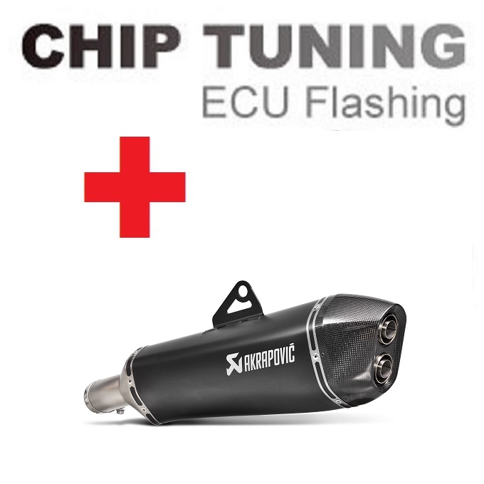 BMW F650 / F700 / F800 GS / Adventure 2008-2017 Nagyteljesítményű ECU Flash Tuning + Akrapovic S-B8SO6-HZAABL (3. szakasz)