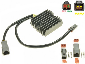 Carr694bu2-Buell XB 08-10 továbbfejlesztett MOSFET MOSFET feszültségszabályozó egyenirányító (Y0302A-02A8)