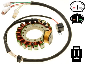Carg4351-w stator yamaha yfm350 yfm400 Moto-4 Big Bear Kodiak Warrior Moto-4 350cc 400cc