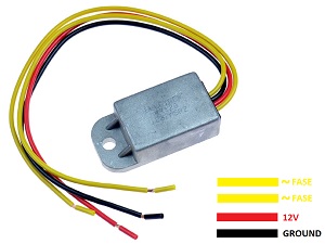 CARR1201-12V 4-utas 75 Watt Compact Universal Feszültség-szabályozó egyenirányító (32800-48720)