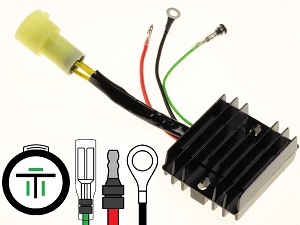 Carr204-Marine-Outboard Yamaha Mercury F75 F80 F90 F100 SH758AA MOSFET feszültségszabályozó egyenirányító