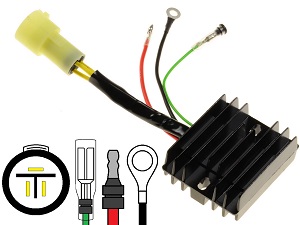 Carr204-Marine-Outboard Yamaha Mercury F75 F80 F90 F100 SH758AA MOSFET feszültségszabályozó egyenirányító