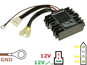 Carr204-BMW F650 F800 MOSFET feszültségszabályozó egyenirányító