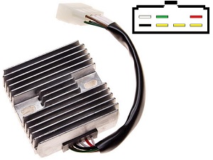 Carr321-Yamaha XS XJ MOSFET feszültségszabályozó egyenirányító (4H7-501.K2, 4H7-501.L3, S8534A)