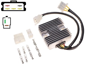 Carr341 - Kawasaki Z650 KZ650 MOSFET feszültségszabályozó egyenirányító