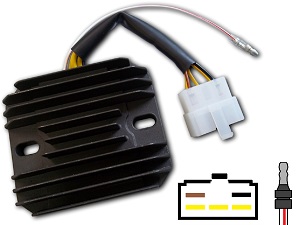Carr371 - Kawasaki Kz Z MOSFET feszültségszabályozó egyenirányító