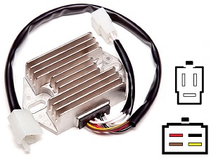 Carr391 - Yamaha XV MOSFET feszültségszabályozó egyenirányító