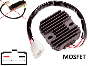 Carr401 - Suzuki betolakodó MOSFET feszültségszabályozó egyenirányító