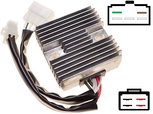 Carr411 - Yamaha XJ1100 MOSFET feszültségszabályozó -egyenirányító 10M -A0 / SH252