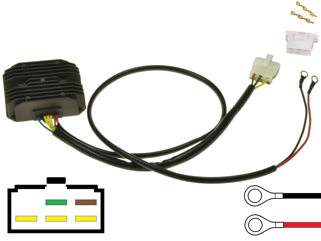 Carr451 - BMW Moto Guzzi MOSFET feszültségszabályozó egyenirányító - Rotor -1