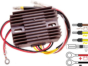 Carr4511 Moto Guzzi Cagiva MOSFET feszültségszabályozó egyenirányító