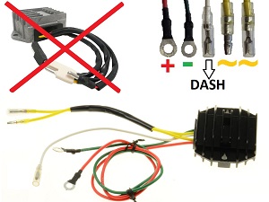 Carr511-851 - Ducati Moto Guzzi 2 FASE MOSFET feszültségszabályozó egyenirányító