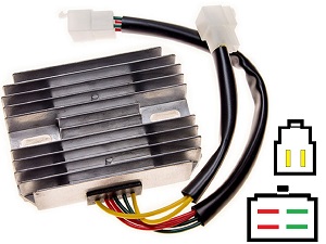 Carr521 Ducati MG 2-fázisú MOSFET feszültségszabályozó egyenirányító 54040131A / SH673-12