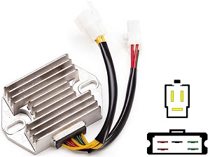 Carr641 TransAlp Africa Twin Shadow betolakodó MOSFET feszültségszabályozó egyenirányító