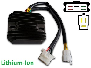 Carr644 -Li Transalp Africa Twin Shadow betolakodó MOSFET feszültségszabályozó - Lítium -ion