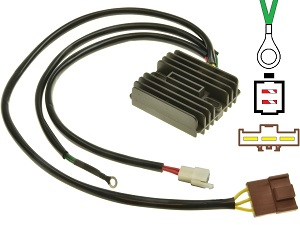 Carr694-KTM 690 950 990 MOSFET feszültségszabályozó egyenirányító (62511034100, 62511034000)