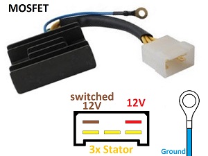 Carr8254 Aprilia MOSFET feszültségszabályozó egyenirányító