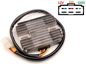 Carr861 Kawasaki Vulcan MOSFET feszültségszabályozó egyenirányító