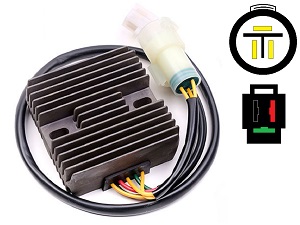 Carr951 Honda TRX300 MOSFET feszültségszabályozó egyenirányító