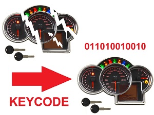 Moto Guzzi Data Copy Key Km mérföld