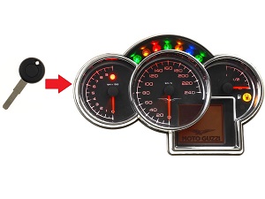 Moto Guzzi 1x Transponder Key Programming →műszerfal
