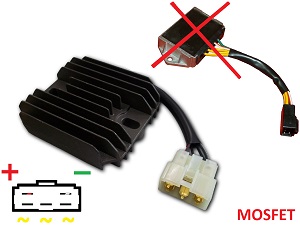 CARR201 - MOSFET GASGAS GAS GAS GAS -feszültség -szabályozó egyenirányító (MFS450434009 DUCATI)