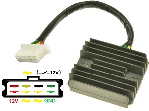 Carr291 - Honda MOSFET feszültségszabályozó egyenirányító