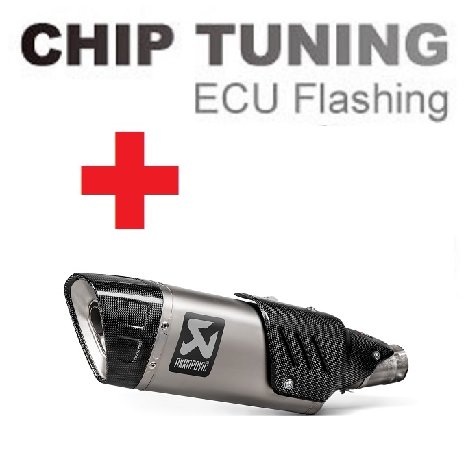 Honda CB1000R 2018-Today (Titanium) Nagyteljesítményű ECU Flash Tuning + Akrapovic S-H10SO20-HAPLT (3. szakasz)