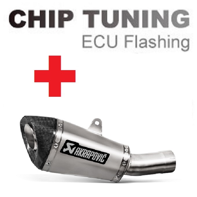 HONDA CB1000R 2018-TODAY SLIP-ON LINE (Titanium) Nagyteljesítményű ECU Flash Tuning + Akrapovic S-H10SO21-ASZT (3. szakasz)