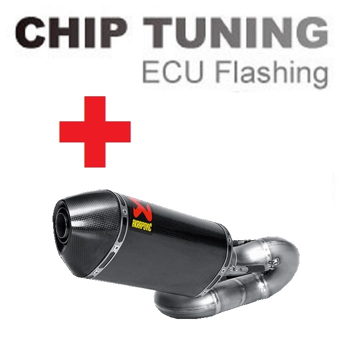 HONDA CBR1000RR 2008-2014 Nagyteljesítményű ECU Flash Tuning + Akrapovic S-H10SO6T-TC (3. szakasz)