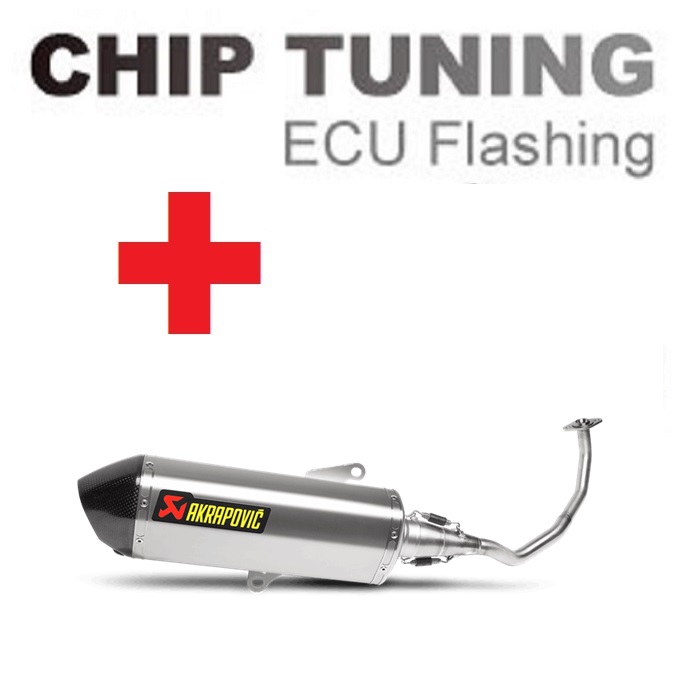 Honda Forza 125 2015-2016 kipufogócső Akrapovic S-H125R3-HRSS (3. szakasz)