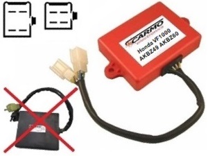 Honda VF1000F VF1000R Bol D'OR Interceptor Igniter Ignition modul CDI TCI Box (AKBZ49, AKBZ60, 131100-4552, 131100-4790)