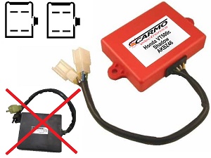 Honda VT500 VT500C Shadow PC08 Igniter Ignition modul CDI TCI Box (AKBZ46, 131100-4500, 30410-MF5-751)