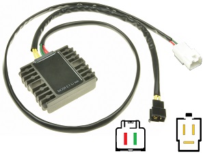 Honda XL125V Varadero 125 2007-2016 MOSFET feszültség regisztrációs egyenirányító (31600 kpc-D51, SH678FE)