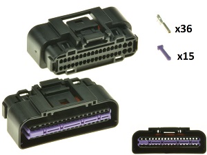 KTM 36 WAY ECU CDI ECM Motorcyle Csatlakozó -készlet - Nő