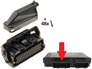 48 pólus szuperikus csatlakozó KTM ECU ECM Computer 61341031 Csatlakozó