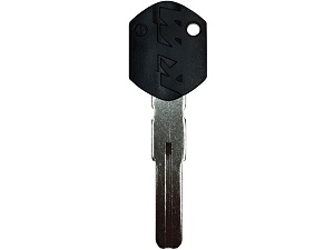 KTM fekete lézer chip kulcs