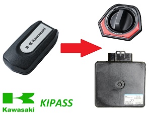 Kawasaki GTR1400 ZG1400 Concours Kipass FOB tanulás, amikor elvesztette az összes kulcsát