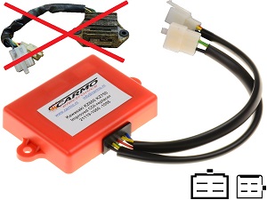 Kawasaki KZ650 KZ750 GPZ750 továbbfejlesztett gyújtógyújtó modul TCI CDI Box 21119-1050, 21119-1055