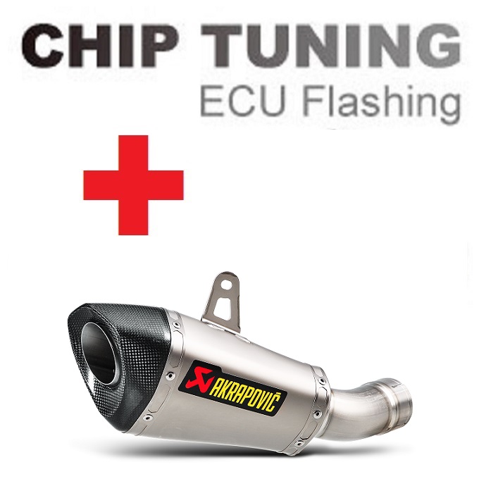 Kawasaki Ninja ZX10R / ZX10R SE / ZX10RR 2016-2020 nagyteljesítményű ECU Flash Tuning + Akrapovic S-K10SO17-ASZ (3. szakasz)